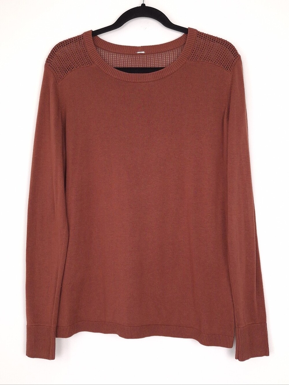 Lululemon Back to Balance Long Sleeve Sweater Rustic Clay cashmere balletcore